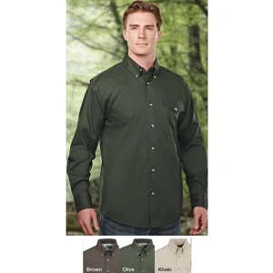 Trophy - S- X L - Lightweight Long-sleeved Shooting Shirt. Quilted Right Shoulder Shooting Patch