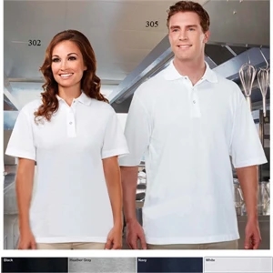 Assembly - 2 X L - Men's 7 Oz 60% Cotton/40% Polyester Short Sleeve Pique Knit Shirt