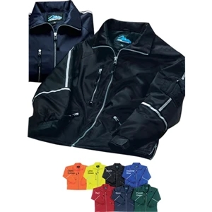 Courier - S - X L - Jacket With Reflective Stripe Tape And Two Front Double-entry Pockets