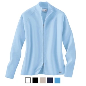 Il Migliore (r) - S- X L - Ladies' Cardigan Sweater With Two Way Zipper