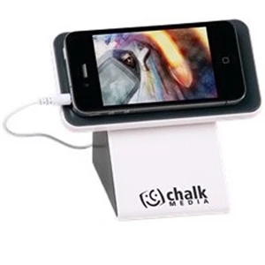Abs Plastic And Silicone Hands-free Swivel Speaker For Handheld Devices