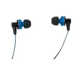 Dual Color, Tangle-free Flat Cable Earbuds With Microphone In-line Control