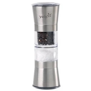 Duo - Stainless Steel Dual Salt And Pepper Mill With Ceramic Mechanism