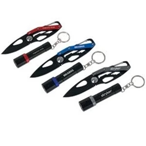 Raptor Tool Zone (tm) - Two-tone Set With Flashlight And Matching Colored Knife