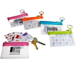 Tropical Pearl - First Aid Kit With Band Aids, Alcohol Pads, Antiseptic Towelette And Sting Relief