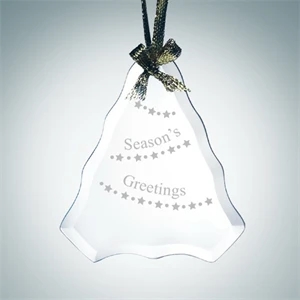 Beveled Tree Jade Glass Ornament
