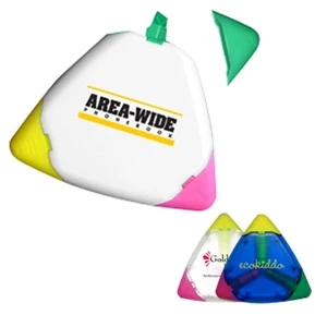 Tri-lighter (tm) Tri-lighter (tm) - Three Color Fluorescent Triangle Highlighter