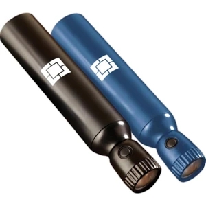 Tube Umbrella Flashlight Acts As A Handy Carrying Case And And Flashlight Handle