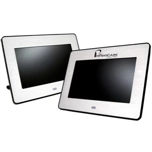 7" Digital Phot Frame, Stainless Steel Finish, Photo Slideshow, Remote Control