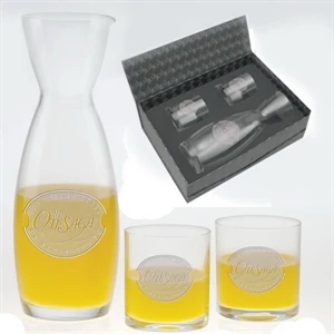 Windsor Collection Sunshine - Five Piece Carafe Set With Carafe And 4 Old Fashion Glasses