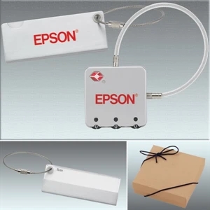 Executive Series - Luggage Lock Luggage Tag Set - Tsa Travel Lock And Luggage Tag Gift Set