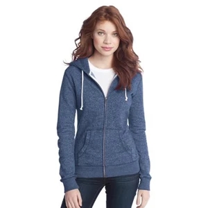 District (r) - X S - X L Colors - Junior's Women's Marled Full Zip Hoodie