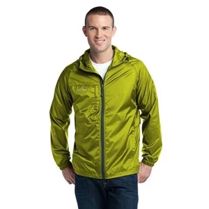 Eddie Bauer (r) - 2 X L - Packable Wind Jacket, Hood With Drawcord And Toggles
