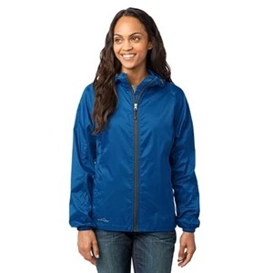 Eddie Bauer (r) - 2 X L - Ladies' Packable Wind Jacket, Hood With Drawcord And Toggles