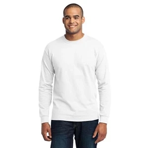 Port & Company (r) - S- X L - Colors - Adult Long Sleeve 50/50 Cotton/poly T-shirt