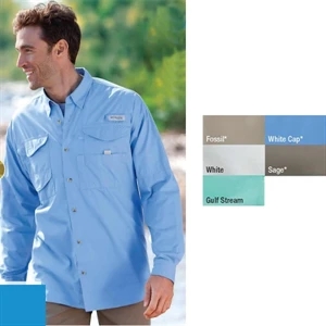 Bonehead (tm) - S- X L - Relaxed Fit Long Sleeve Men's Shirt With Convertible Sleeve Tabs