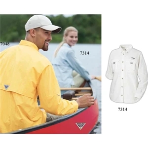 Bahama (tm) Ii - Women's Lightweight Long Sleeve Shirt With Flex Fit And Button-down Collar