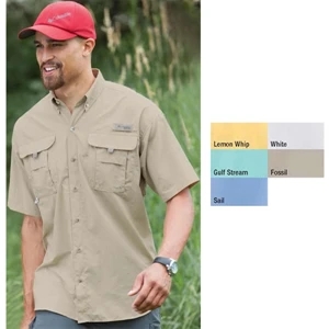 Bahama (tm) Ii - S- X L - Men's Lightweight Short Sleeve Shirt With Button-down Collar And Big Chest Pockets