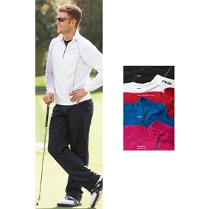 Ranger (r) - 3 X L - Men's Quarter-zip Pullover With Contrast Gray Cover Stitching