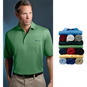 Sport - 3 X L - Men's Micropolyester Pique Polo Shirt With Knit Cuffs And 3-button Placket