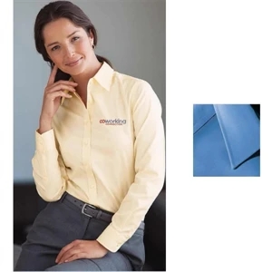 Freedom (r) - 2 X L - Ladies' Executive Pinpoint Oxford Shirt With Point Collar