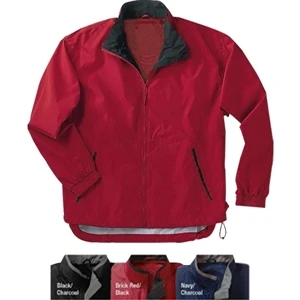 S- X L - Windproof And Water Resistant, Brushed Microfiber Mid-length Jacket