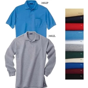 S- X L - Men's Easy Care Short-sleeve Polo Shirt With Left Chest Pocket