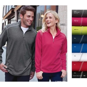 Sport (tm) - 2 X L - Ladies' Contrast Stitch Half-zip Pullover With Drymatrix (tm) Technology