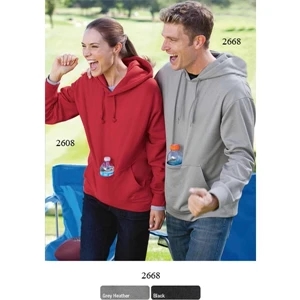 Sips (tm) - 3 X L - Polyester Hooded Sweatshirt With Hidden, Insulated Front Pouch