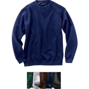 Signature Series (r) - 4 X Lt - Crewneck Sweatshirt With Front V-notch