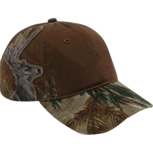 Authentic Wildlife Series (tm) - Buck - Low-profile Cap With Realtree (r) Ap Hd (r) Camouflage Pattern Visor