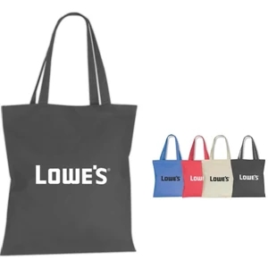 Essential (tm) Liberty Bags - Natural Cotton Tote With 22" Handles, 6 Oz. 100% Cotton Canvas