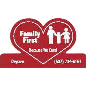Peel-n-stick (r) - Printed - Heart - A Calendar Is The Single Most Powerful Promotional Item On The Market