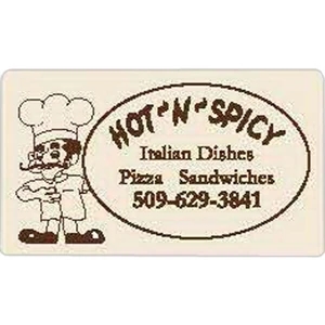 Peel-n-stick (r) - Printed - Pizza Man - A Calendar Is The Single Most Powerful Promotional Item On The Market