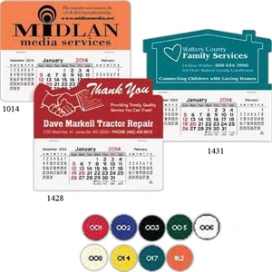 Peel-n-stick (tm) - Mega Peel-n-stick Adhesive Calendars With 3 Month Calendar Pad