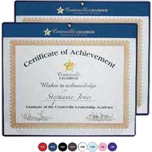 Economy Wall Certificate Holder With Reinforced Metal Punched Hole For Mounting