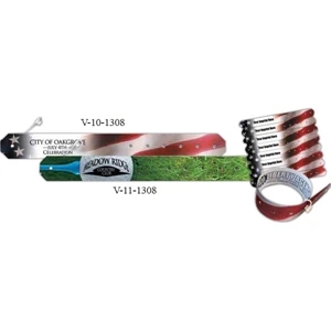 Promobands (r) - Flag - Reusable Bands Made From Specially Formulated Tear-resistant Plastic