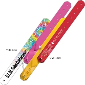 Promobands (r) - Front Imprint - Ribbon - Bands With Permanent Locking Snap Made Of Tear-resistant Plastic