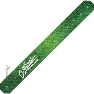 Promobands (r) - Front Imprint - Green - Bands With Permanent Locking Snap Made Of Tear-resistant Plastic