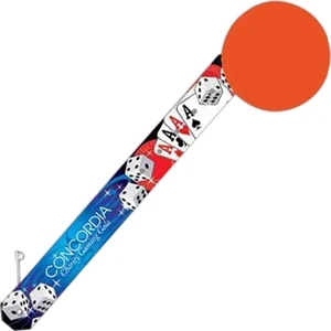 Promobands (r) - Front Imprint - Gambling - Bands With Permanent Locking Snap Made Of Tear-resistant Plastic