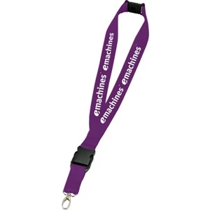 Hang In There - 1 Inch Wide Polyester Lanyard Includes Break-away Cord And Detachable Plastic Clip