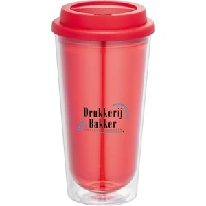 Kuta - 16 Oz. Double Wall Construction Tumbler. Bpa-free As Plastic With Polypropylene Lid