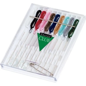 Pocket Pre-threaded Sewing Kit With 10 Sewing Needles And Multiple Colors Of Thread