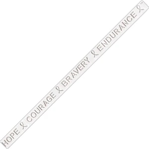 Adoptees, Bone Cancer, Child Abuse, Peace And Alzheimer's - Hope Courage Bravery Endurance Wristband
