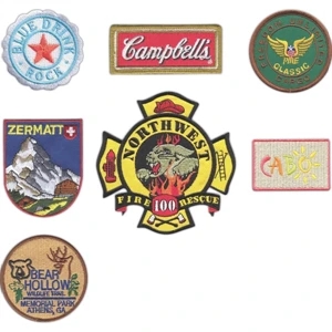 5" - Embroidered Patches Up To 50% Thread Coverage Attach To Apparel, Bags And Hats