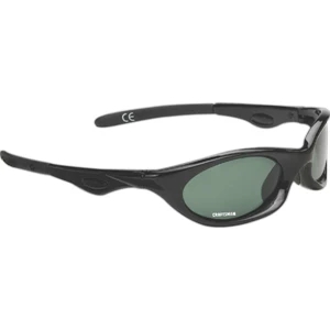 Vision Wrap - Wraparound Sport Sunglasses With Black Frames And Gray Lenses