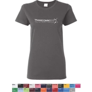 Gildan (r) - Missy Fit Heavy 100% Preshrunk Cotton Short Sleeve T-shirt