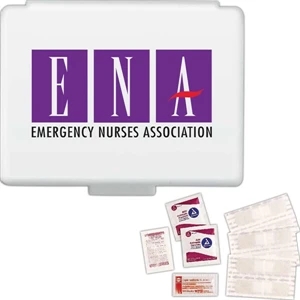 Bio/ad (tm) - Small First Aid Kit Containing Bandage Strips, Antiseptic Towelettes And More