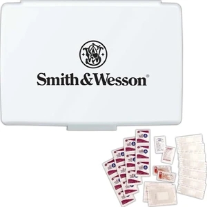 Large First Aid Kit Containing Plastic Bandage Strips, Antibiotic Ointment And More