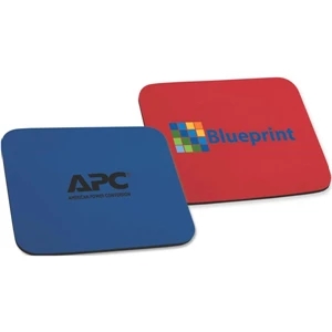 Full Color Process - Economy, 1/4" Thick Economy Mouse Pad With A Lightweight Rubber Base